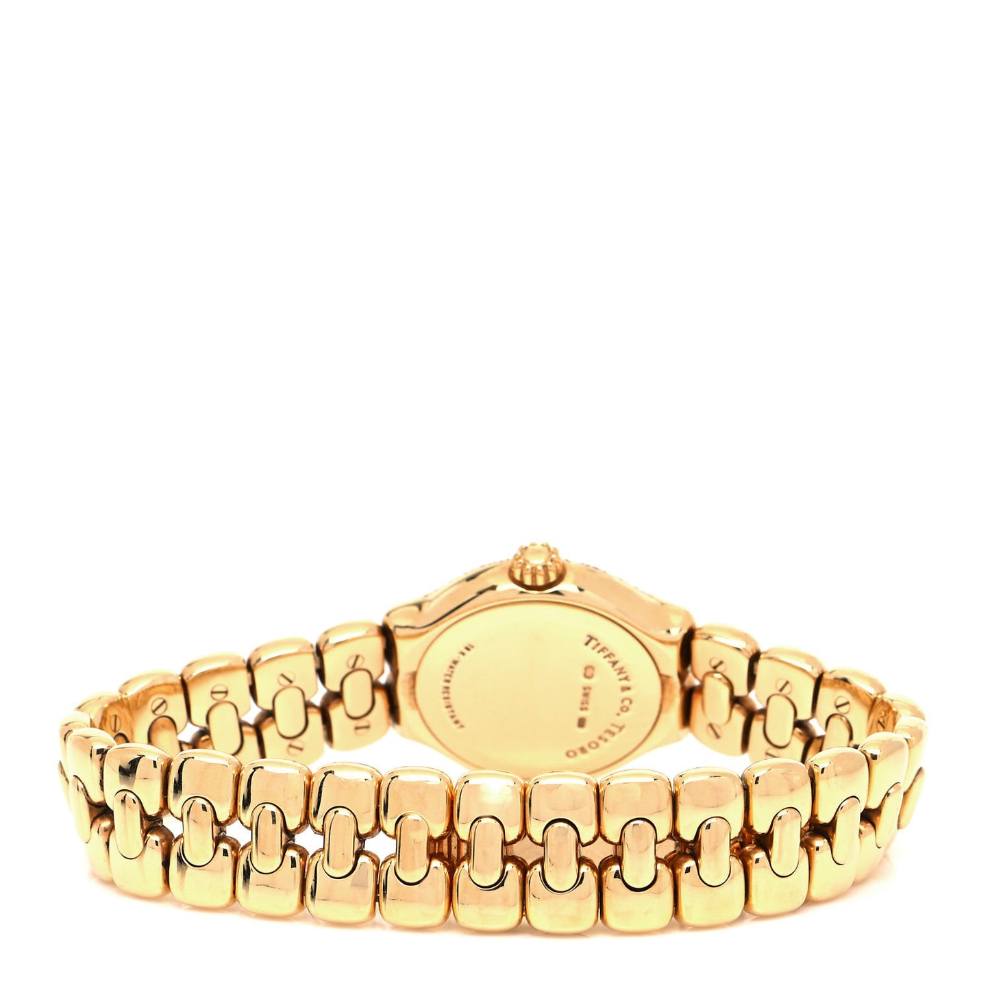 18K Yellow Gold Diamond 24mm Tesoro Quartz Watch