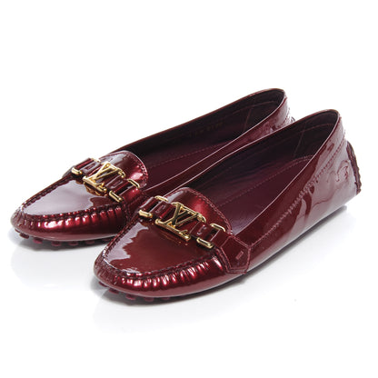 Louis Vuitton Patent Oxford Ballerina Flats 10 Rouge Fauviste 3 of 8