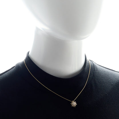 David Yurman 18K Yellow Gold Diamond Starburst Pave Pendant Necklace 2 of 5