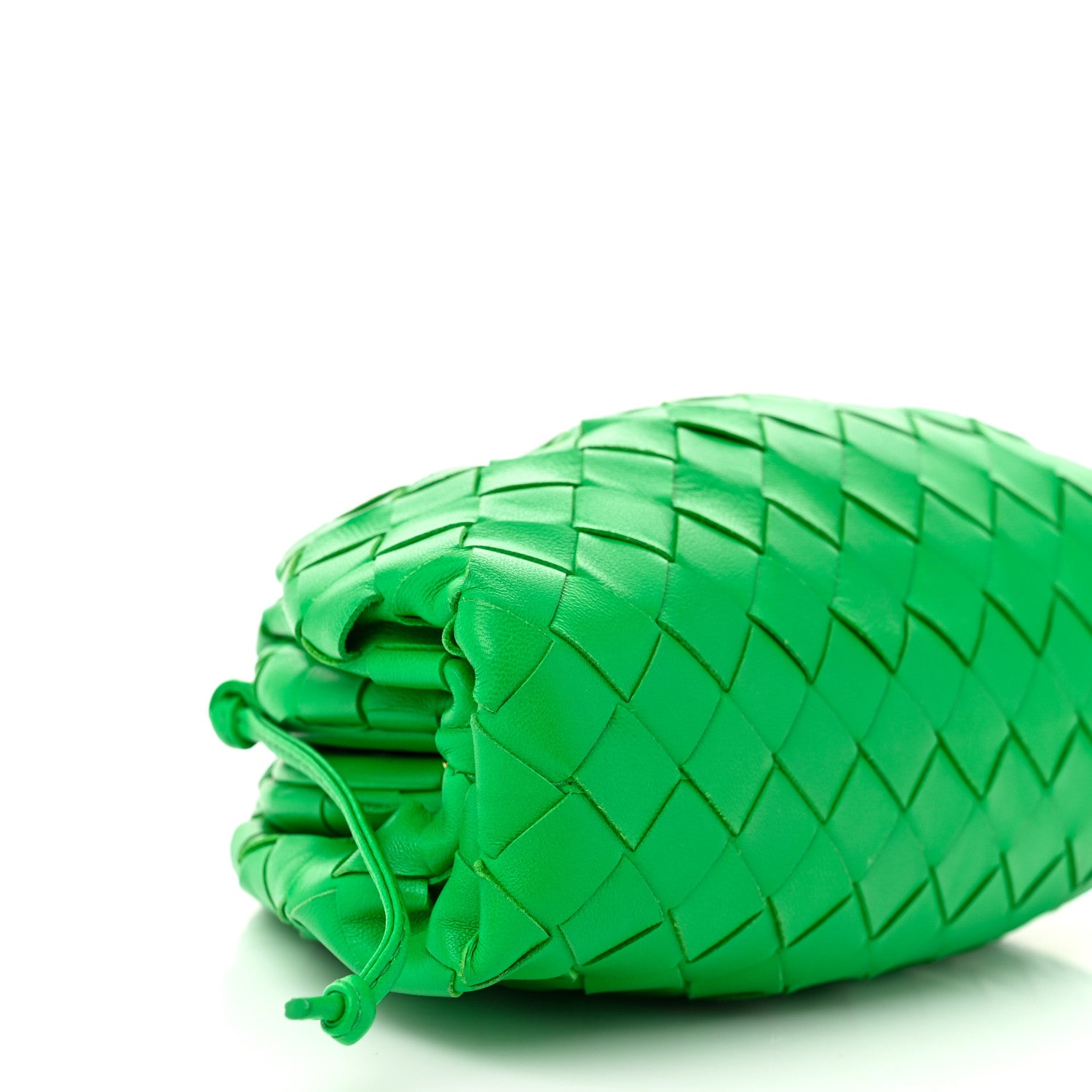 Bottega Veneta Nappa Intrecciato The Mini Pouch Clutch Parakeet 9 of 11