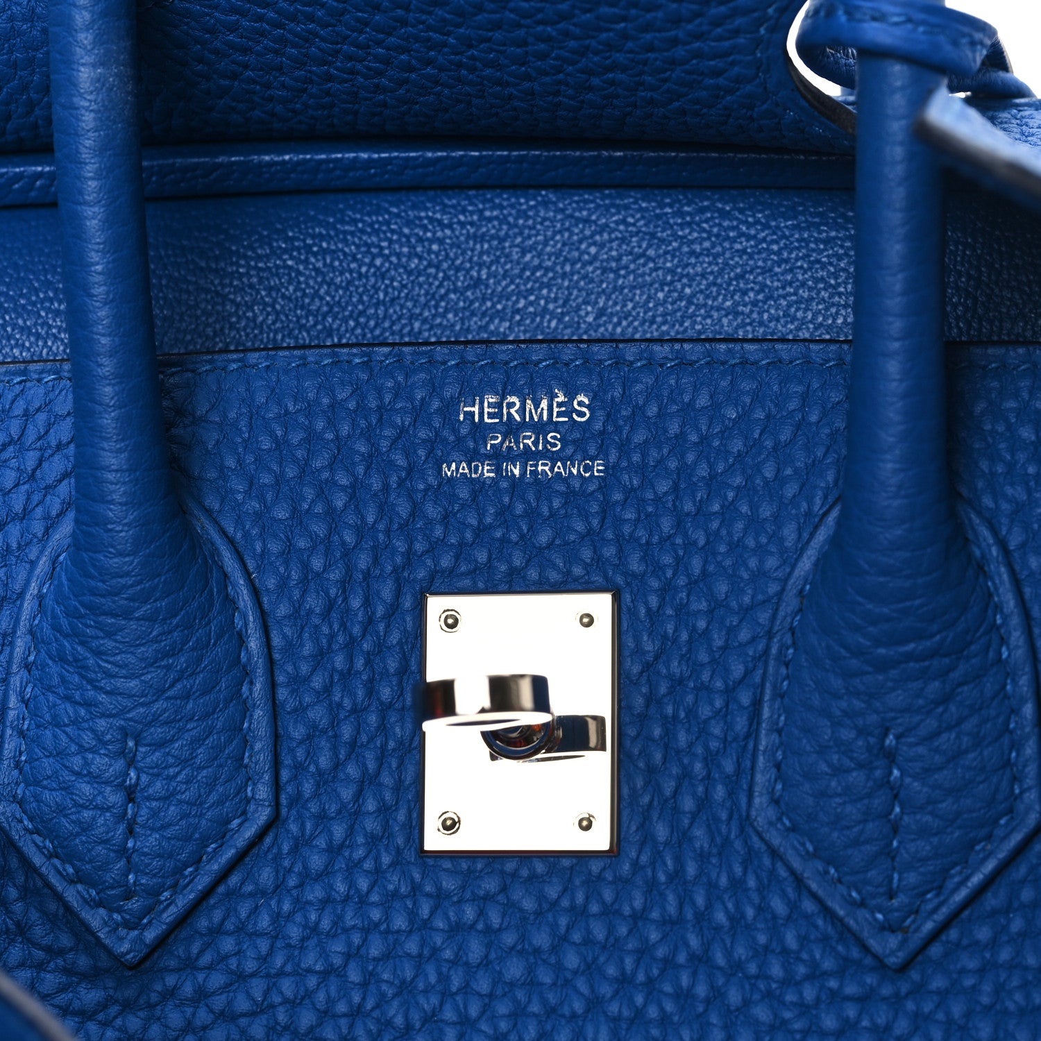 Hermes Togo Birkin 25 Bleu Zellige 6 of 12