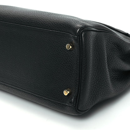 Hermes Togo Kelly Retourne 32 Black 10 of 10