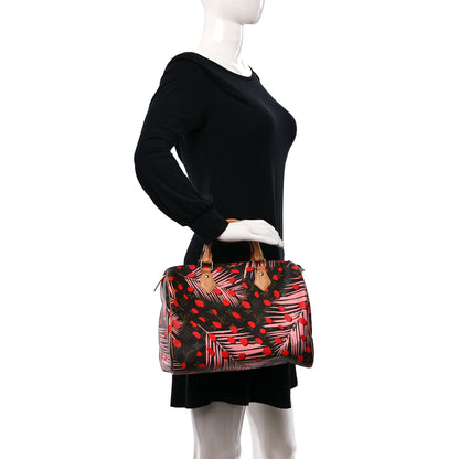 Louis Vuitton Monogram Jungle Dots Speedy 30 Sugar Pink Poppy 2 of 9