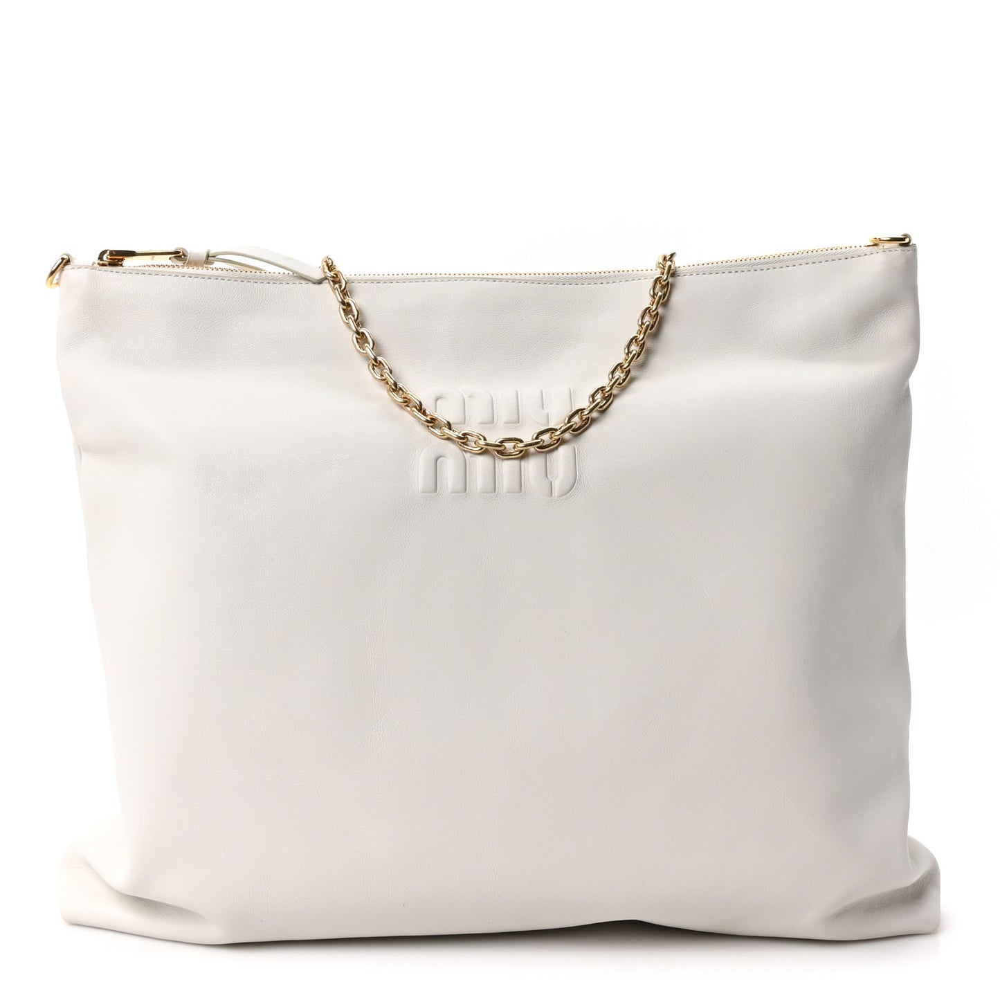 Soft Calf Softy Shoulder Bag Bianco