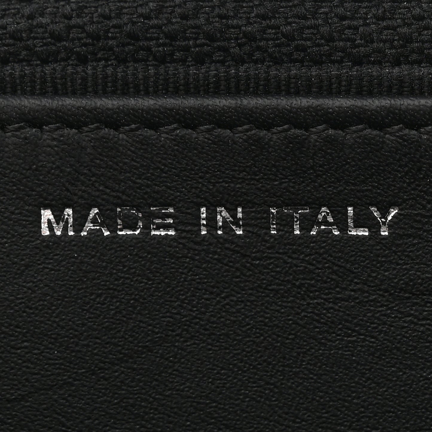 Patent Quilted Wallet On Chain WOC Black