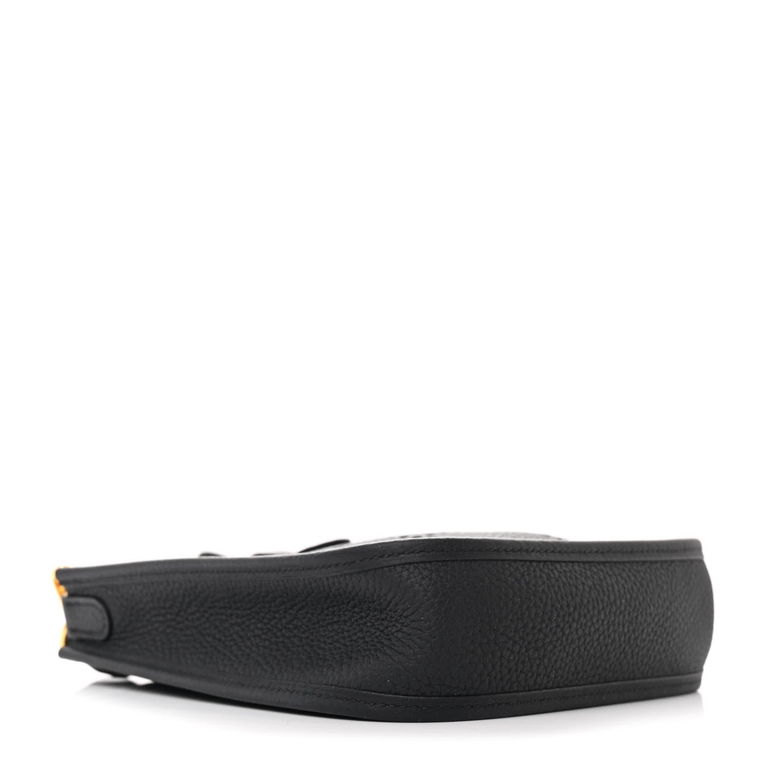 Hermes Taurillon Clemence Evelyne TPM Black 4 of 11