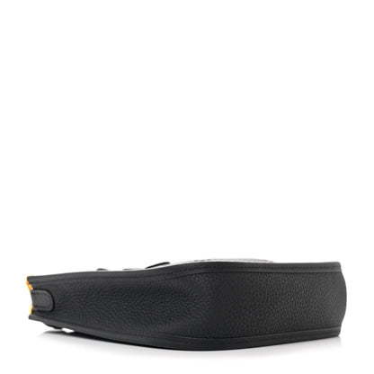 Hermes Taurillon Clemence Evelyne TPM Black 4 of 11