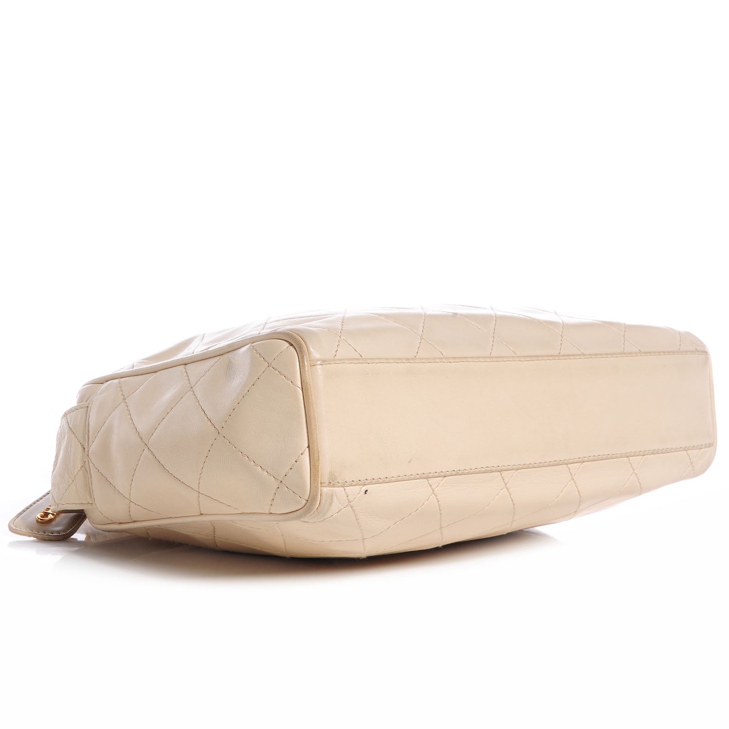 Chanel Lambskin Quilted Camera Case Beige 4 of 8
