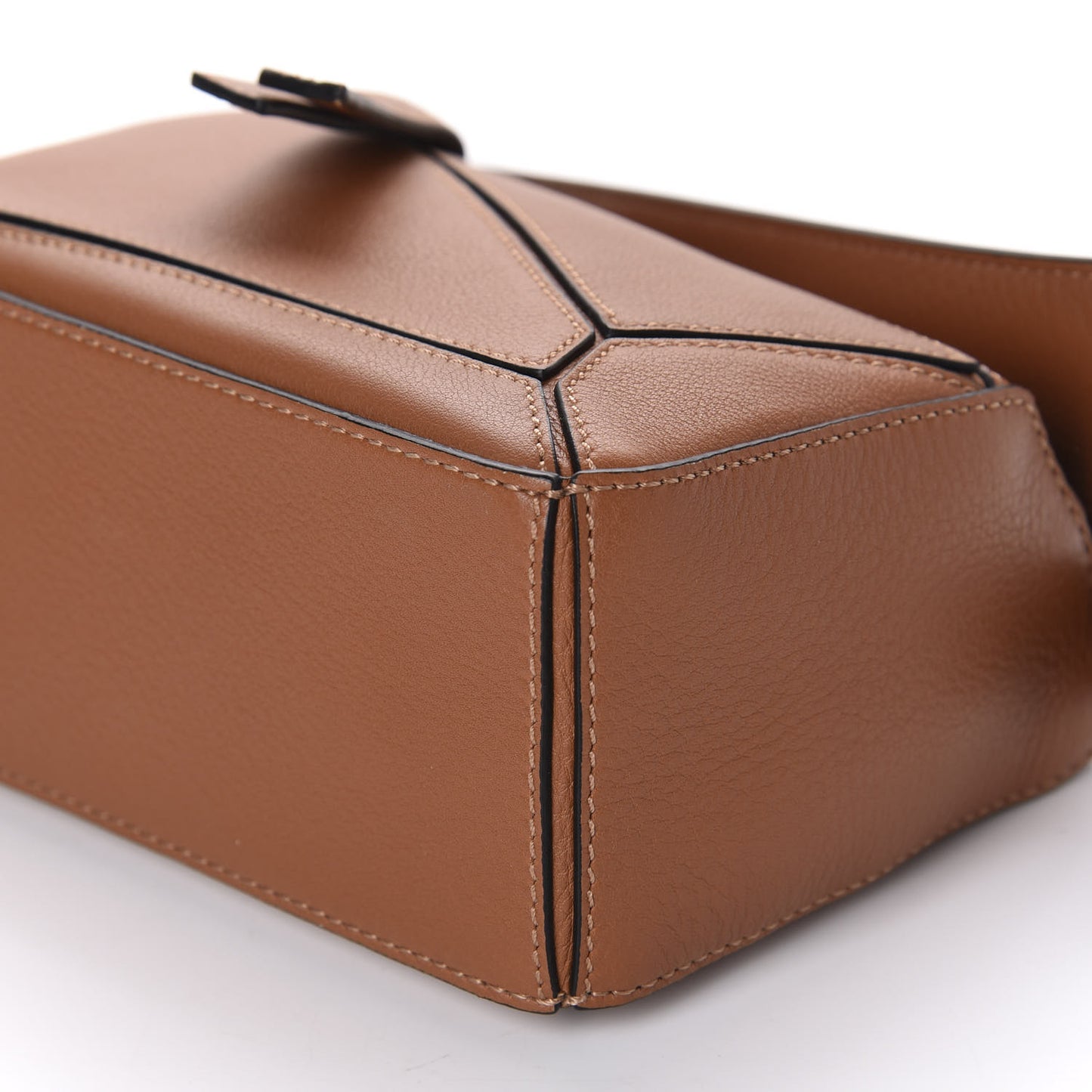 Calfskin Mini Puzzle Bag Tan
