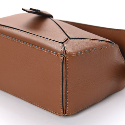 Loewe Calfskin Mini Puzzle Bag Tan 7 of 10