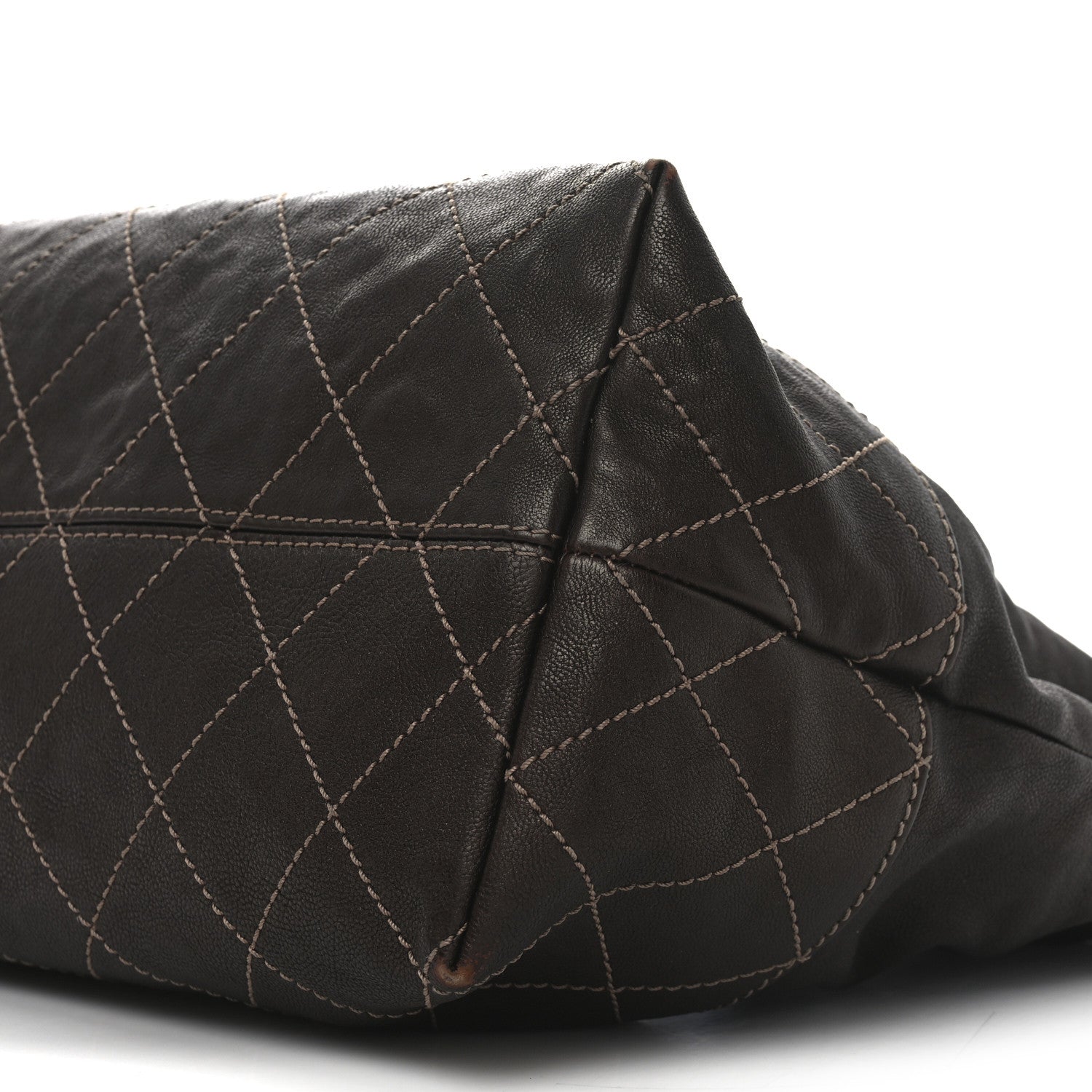 Chanel Metallic Calfskin Baby Coco Cabas Bronze 11 of 12