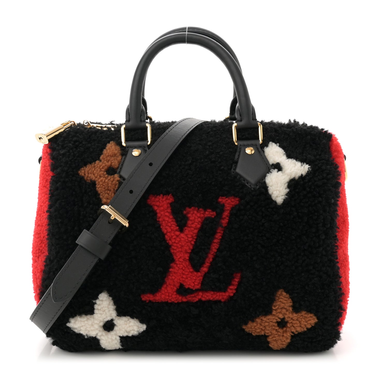 Monogram Teddy Speedy Bandouliere 25 Red