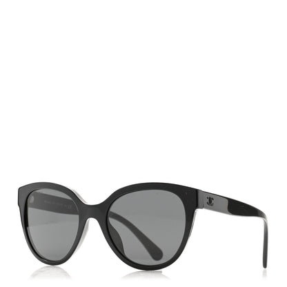 Chanel Acetate CC Butterfly Sunglasses 5414-A Black 1 of 8