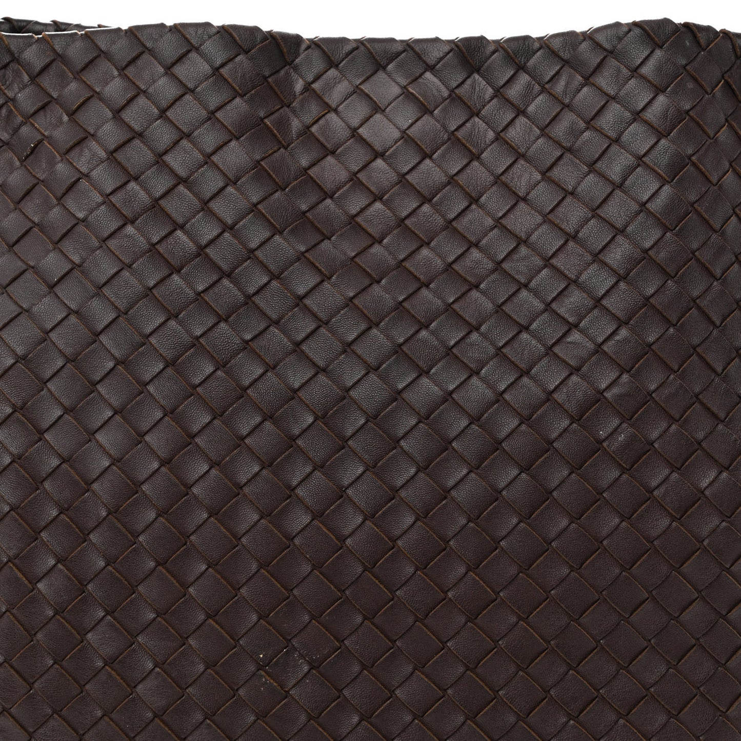 Nappa Intrecciato Bucket Bag Ebano
