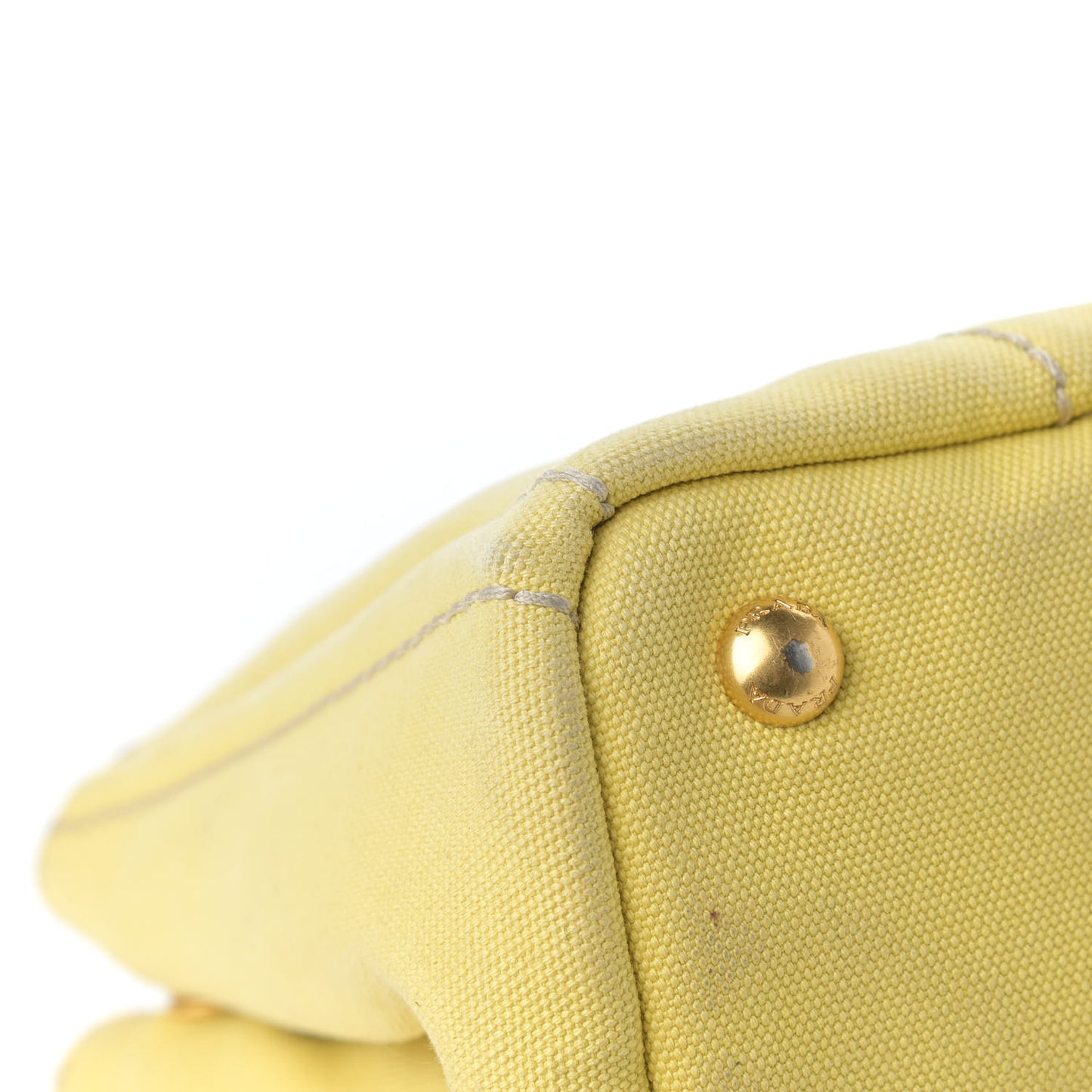 Canvas Canapa Small Logo Tote Yellow