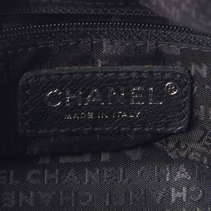 Chanel Distressed Lambskin Small Lady Braid Tote Black 8 of 9