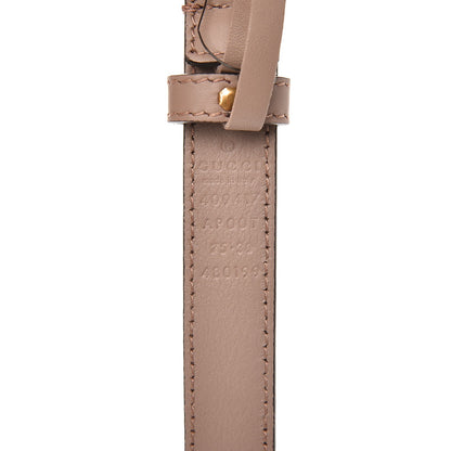 Gucci Calfskin Double G 20mm Belt 75 30 Porcelain Rose 4 of 5