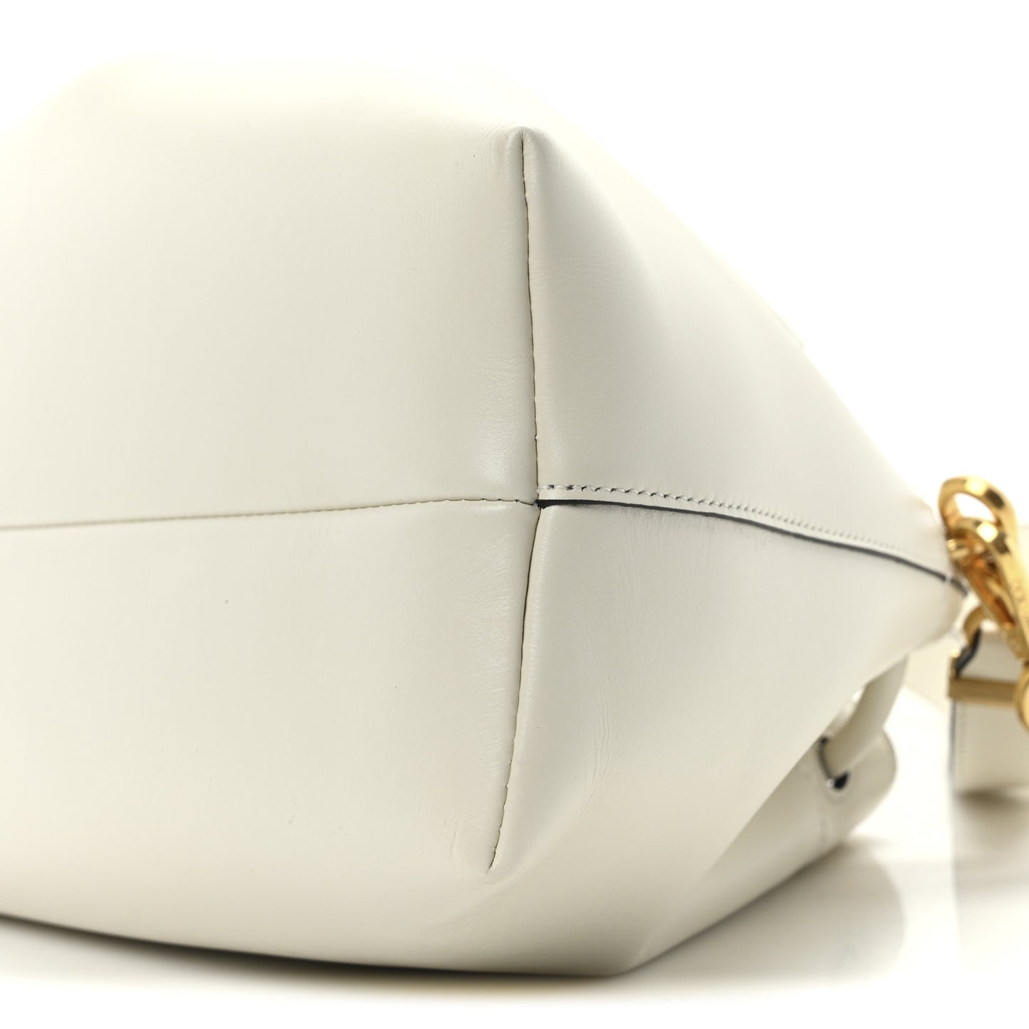 Calfskin Bon Bon East West Bucket Bag Latte