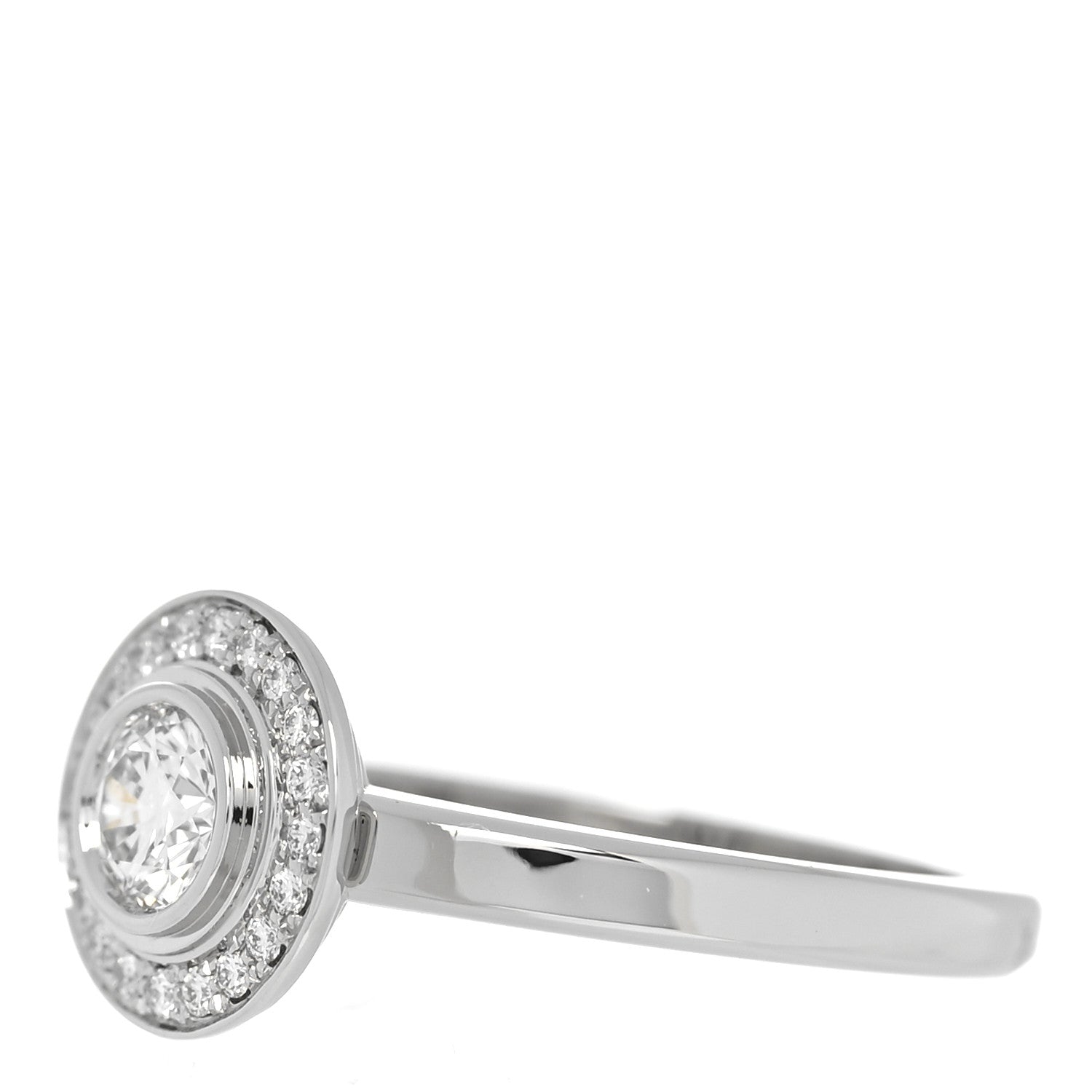 Cartier Platinum Diamond .23ct D'Amour Solitaire Engagement Ring 48 4.5 3 of 7