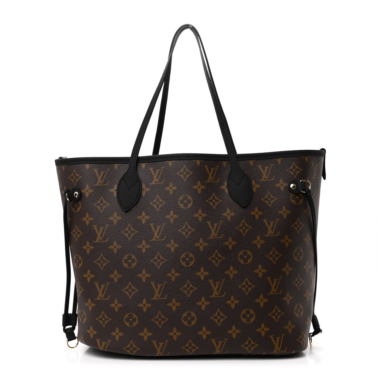 Monogram Calfskin Neo Neverfull Inside Out MM  Black