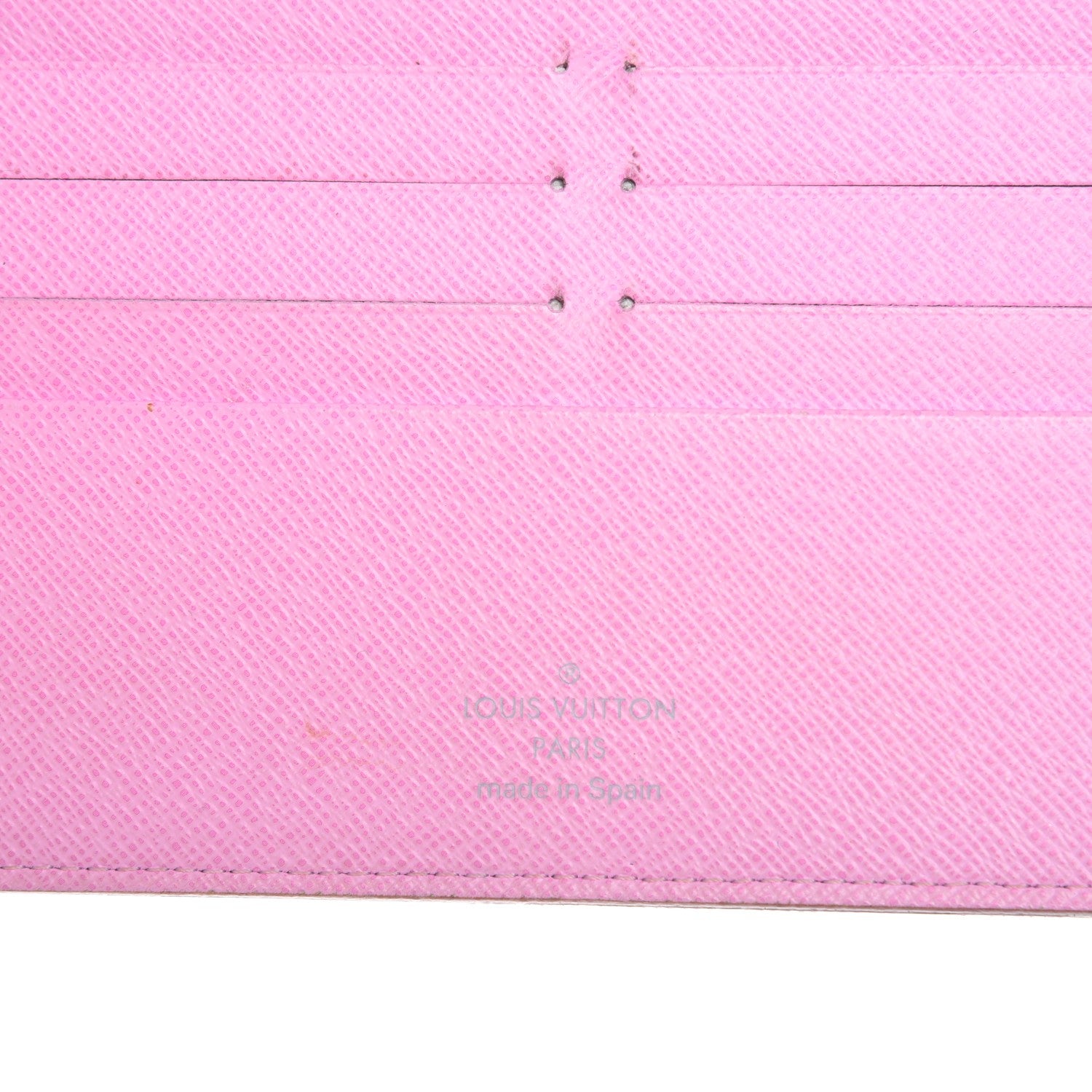 Louis Vuitton Monogram Multicolor Insolite Wallet White Litchi 6 of 7