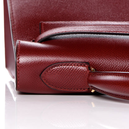 Hermes Courchevel Kelly Sellier 32 Rouge H 21 of 39