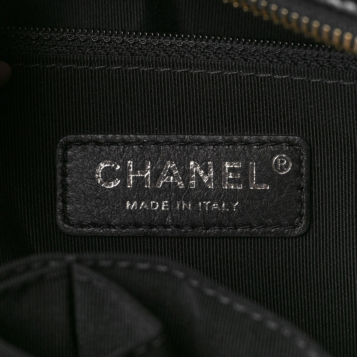 Chanel Iridescent Aged Calfskin Quilted Medium Gabrielle Hobo Black 5 of 8