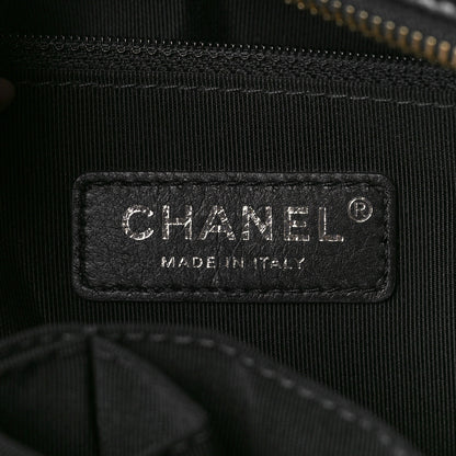 Chanel Iridescent Aged Calfskin Quilted Medium Gabrielle Hobo Black 5 of 8