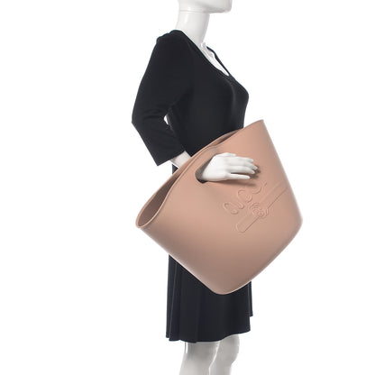 Gucci Rubber Oversized Logo Tote Rosa 2 of 10