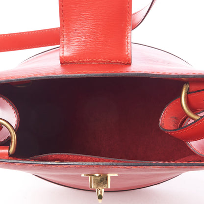 Louis Vuitton Epi Cluny Castillan Red 4 of 8