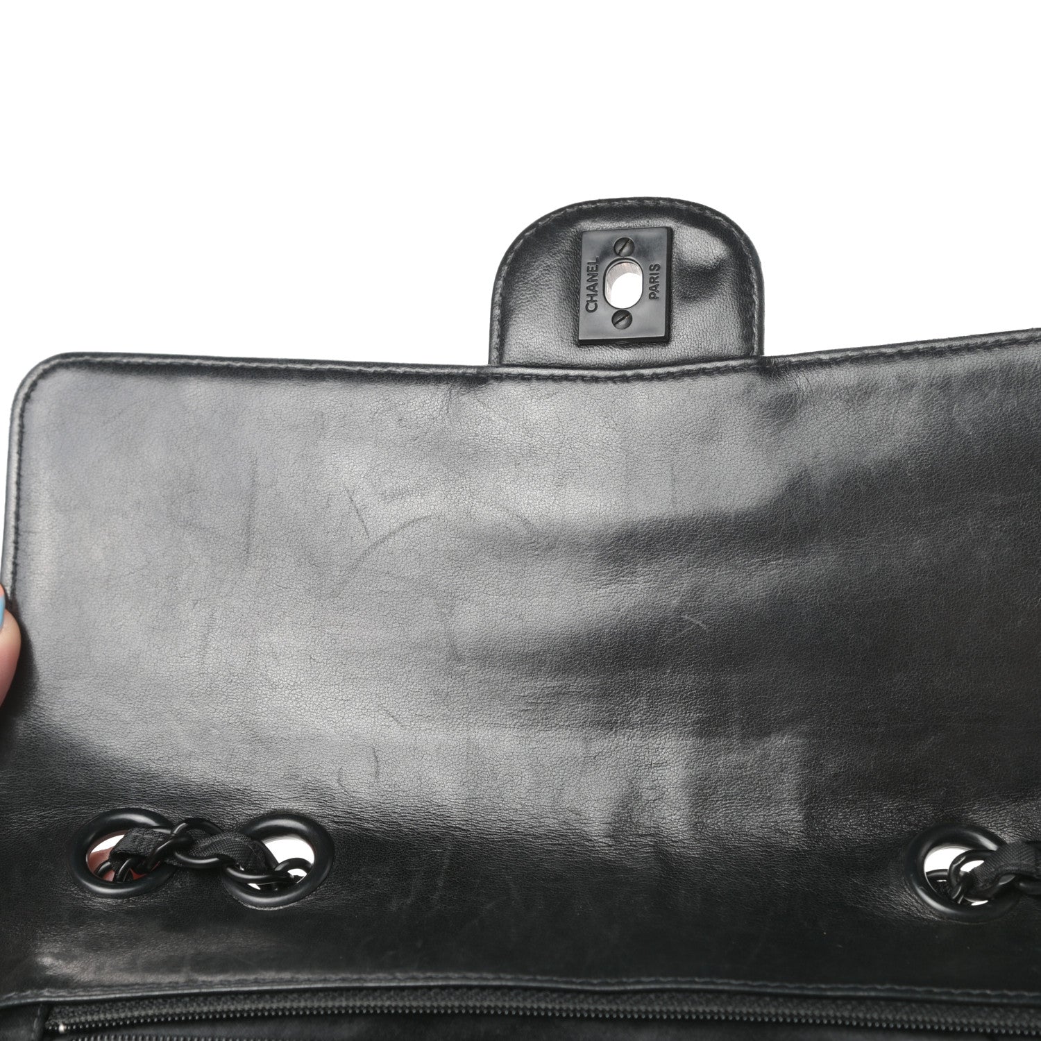 Chanel Nylon Medium Travel Flap Black 12 of 13