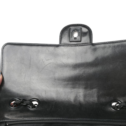 Chanel Nylon Medium Travel Flap Black 12 of 13