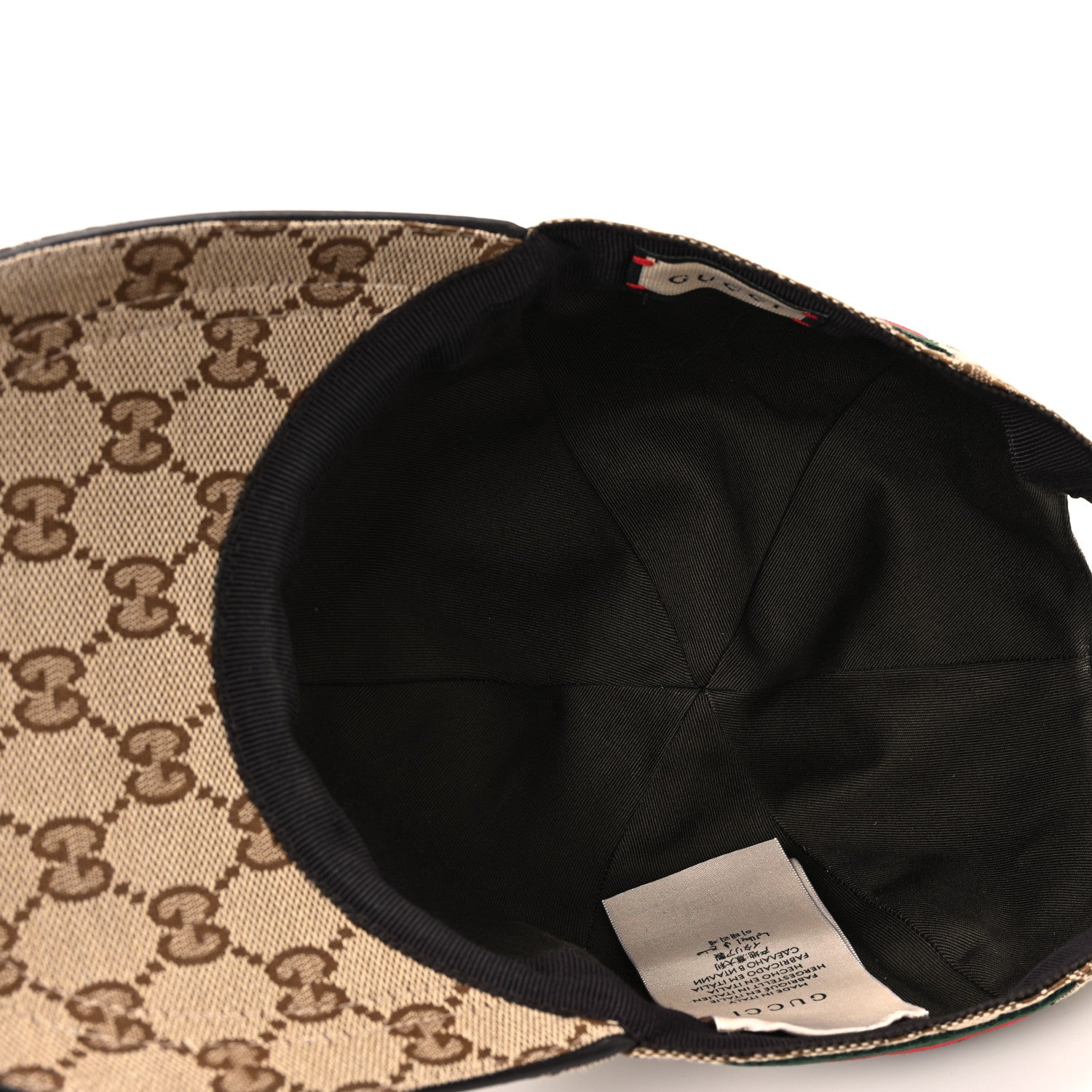 Gucci Monogram Web Baseball Hat M Beige Cocoa 7 of 9