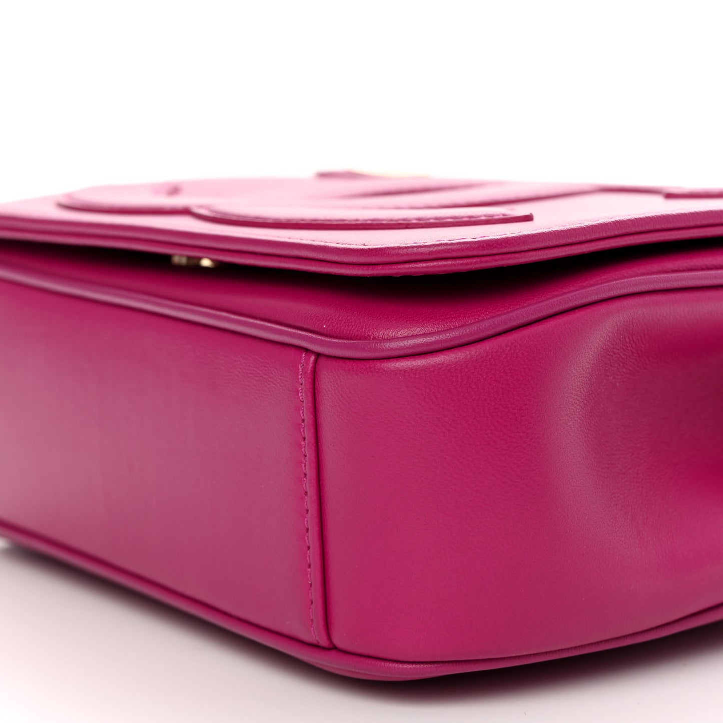 Lambskin CC Mania Flap Bag Pink