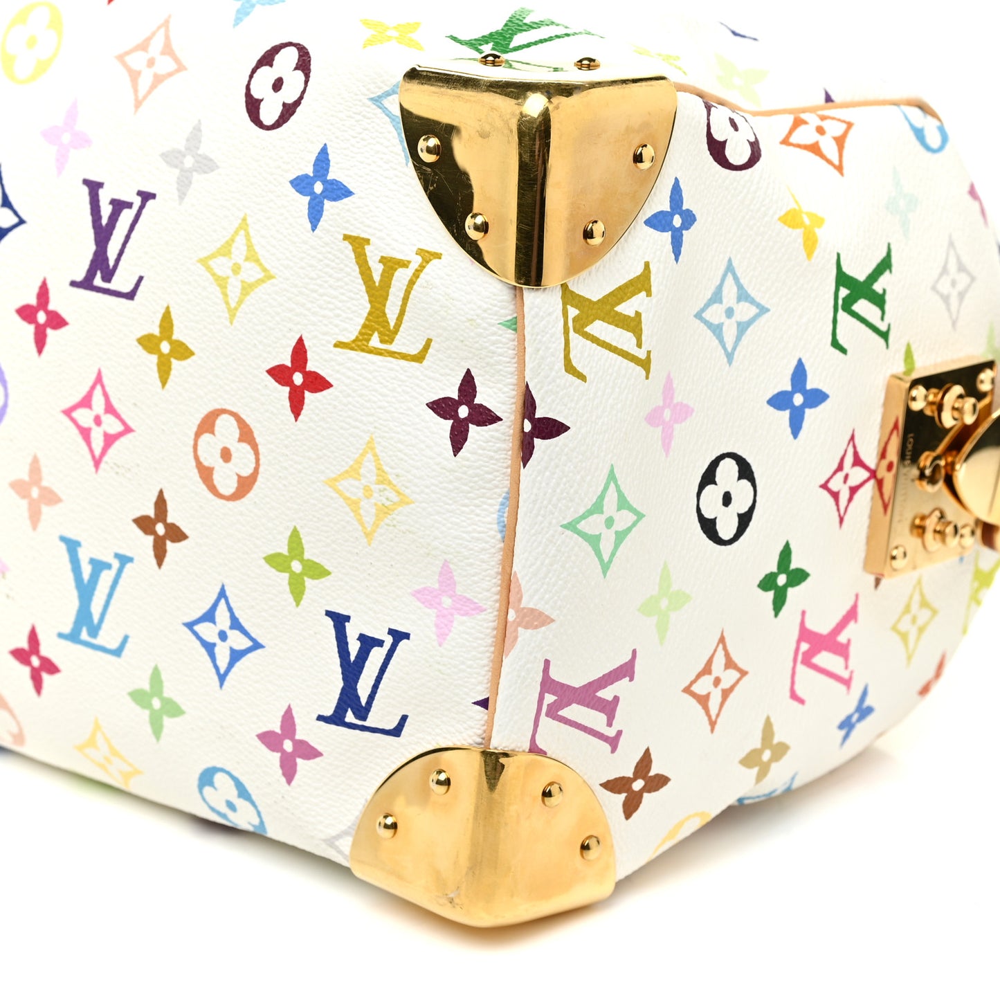 Monogram Multicolor Speedy 30 White