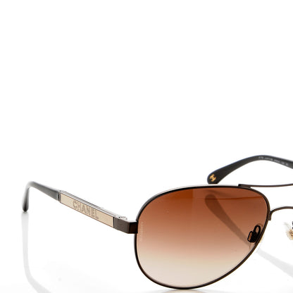 Chanel Aviator Sunglasses 4179 Dark Brown 8 of 9