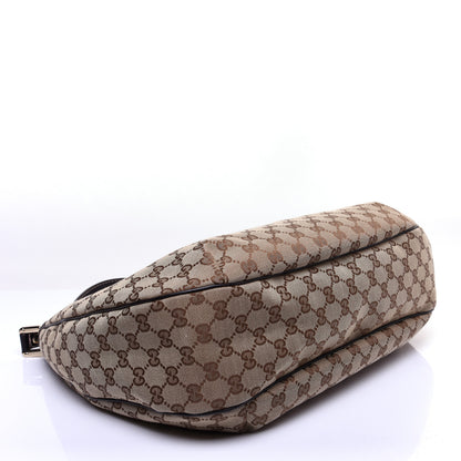 Gucci Monogram Large New Ladies Web Hobo Dark Brown 4 of 14