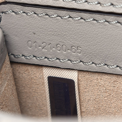 Chloe Calfskin Crocodile Embossed Mini C Vanity Bag Stormy Grey 7 of 9