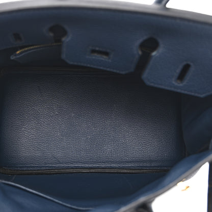 Hermes Togo Birkin 25 Bleu de Prusse 5 of 10