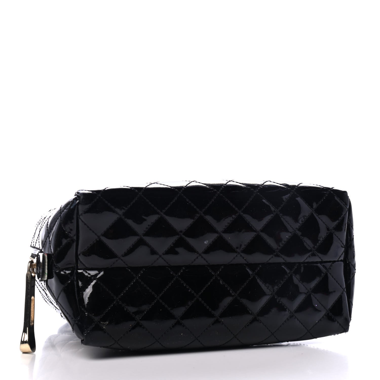 Burberry Patent Quilted Top Handle Bag Black 3 of 4