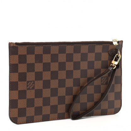 Louis Vuitton Damier Ebene Neverfull MM GM Pochette 3 of 7