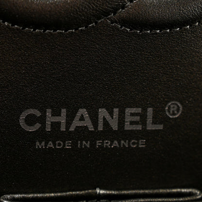 Chanel Metallic Calfskin Quilted Medium Double Flap Ruthenium 6 of 11