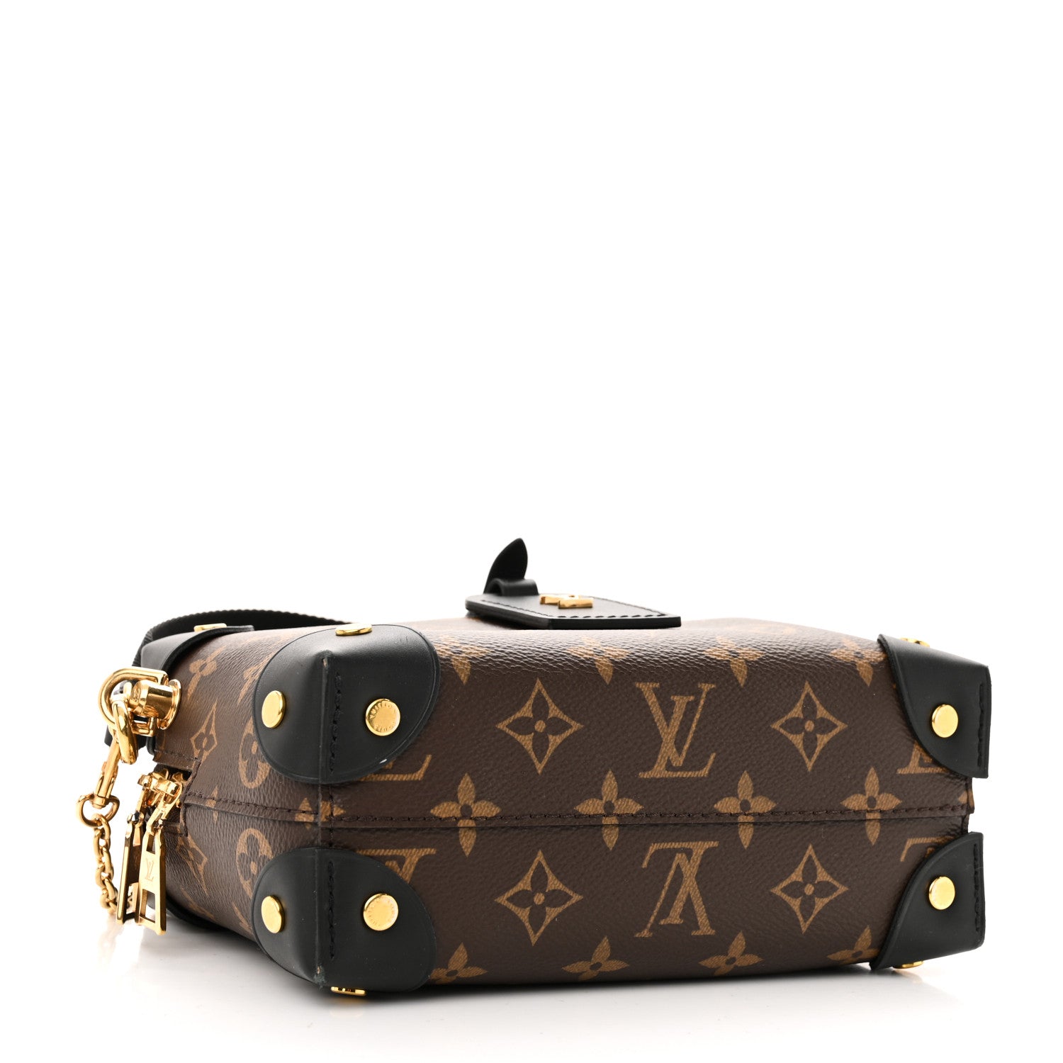 Louis Vuitton Monogram Petite Malle Souple Black 4 of 9