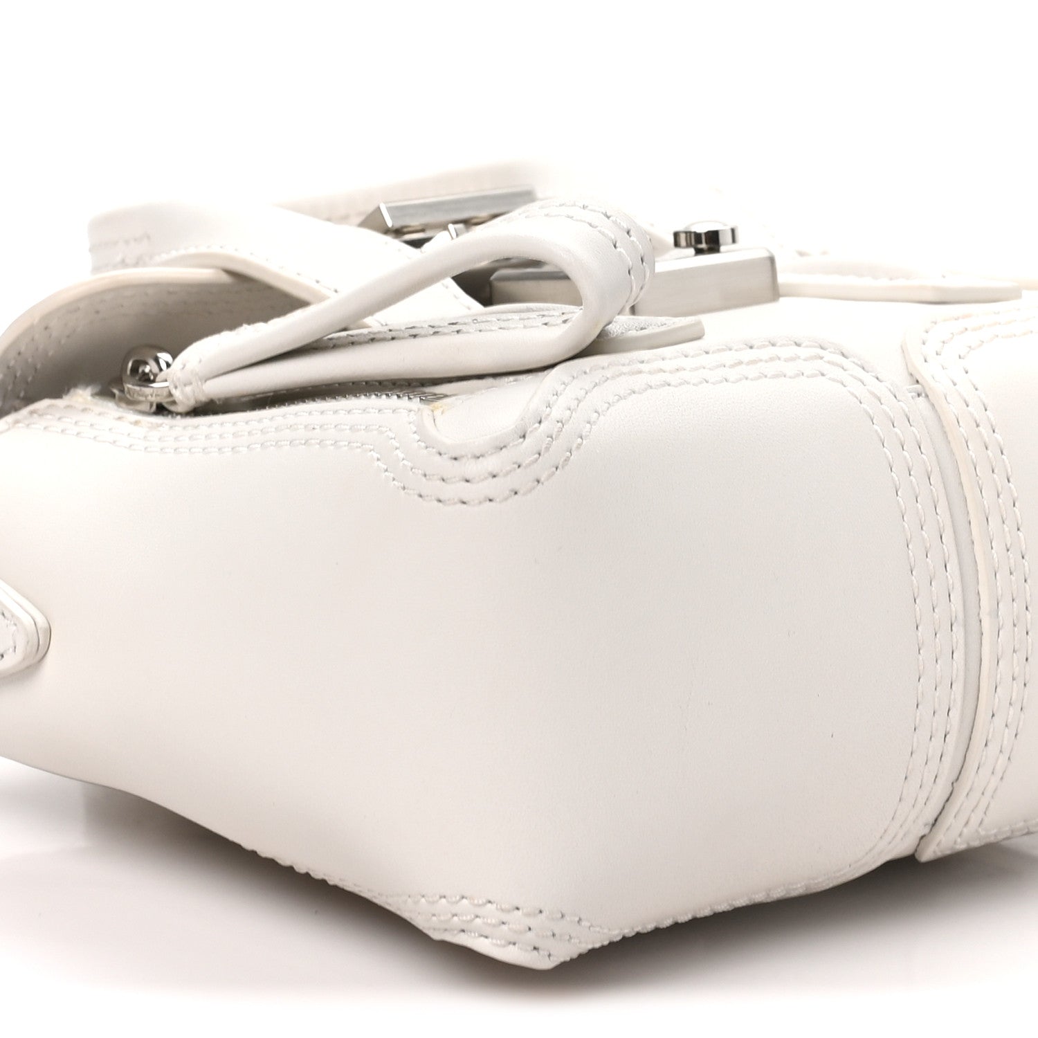 3.1 Phillip Lim Smooth Calfskin Nano Pashli Satchel White 9 of 10