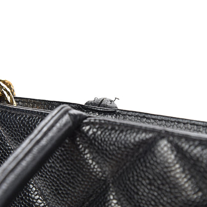 Chanel Caviar Quilted Medallion Tote Black 13 of 18