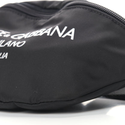 Dolce & Gabbana Nylon Logo Belt Bag Black 8 of 9