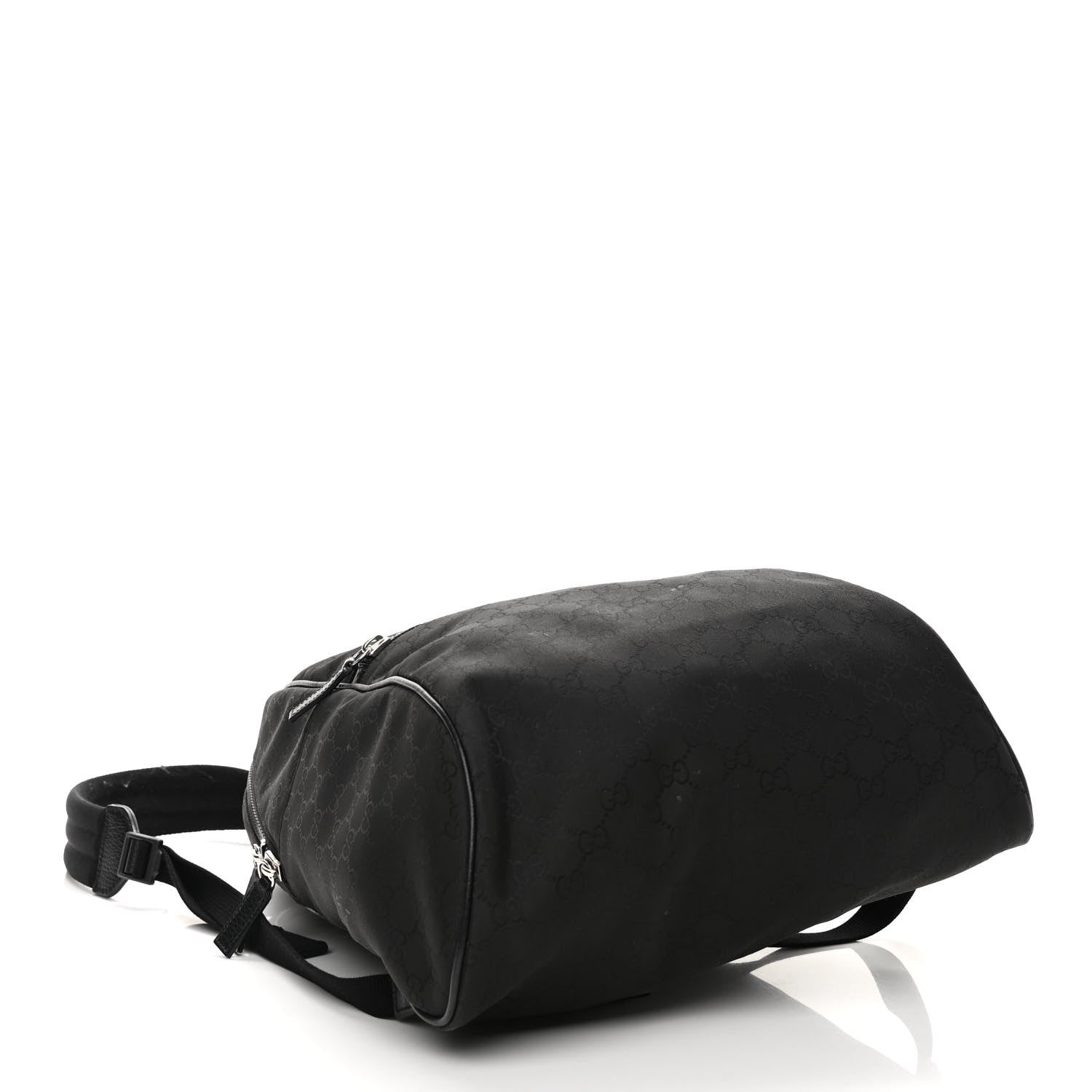 Gucci Nylon Monogram Slim Backpack Black 4 of 11