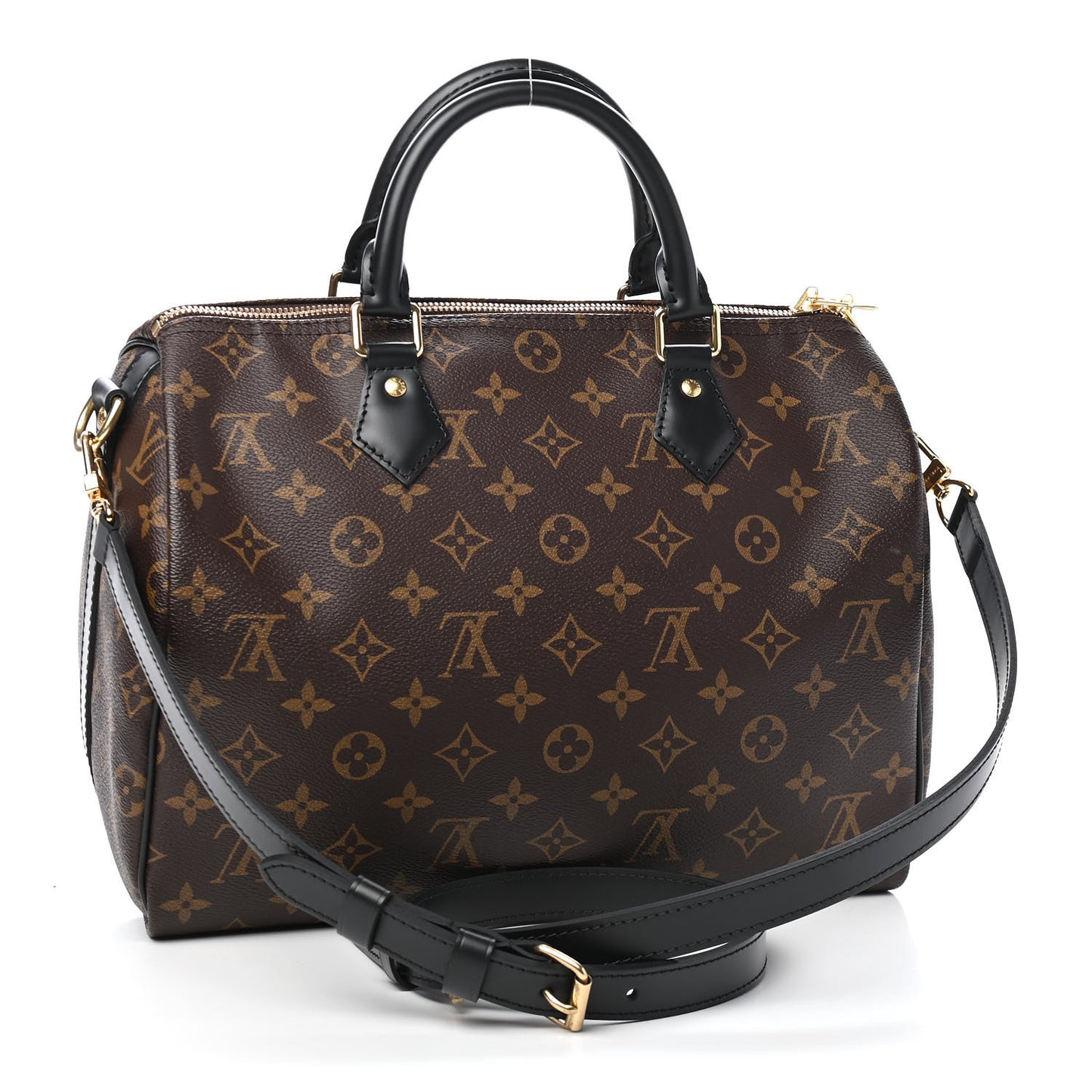 Monogram My World Tour Speedy Bandouliere 30 Black