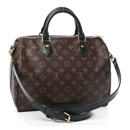 Louis Vuitton Monogram My World Tour Speedy Bandouliere 30 Black 3 of 13