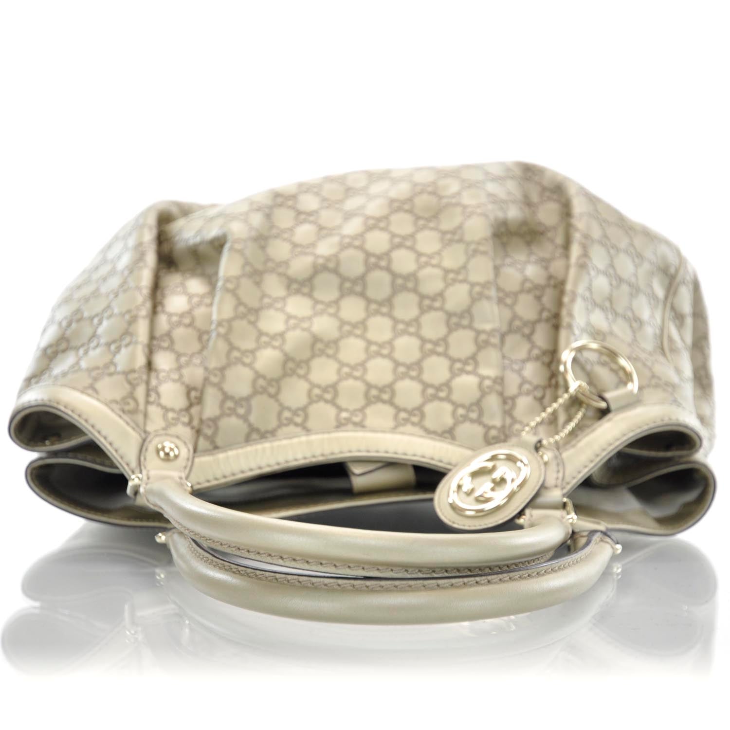 Gucci Guccissima Large Sukey Champagne 5 of 9
